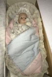 Danbury Mint Porcelain doll bundle of joy from baby's first year collection