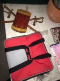 Thermos bag/metal drum with swords