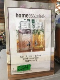 home essentials set of two 1 gallon cold beverage dispensers