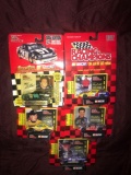 5- racing Champions Nascar stock cars Rick Mast-Jimmy Foster-Terry Labonte-Darrell Waltrip-Mike