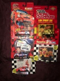 5- racing Champions 1/64 stock cars/sprint