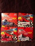4- Racing Champions team transporters