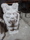 18 inch tall concrete yard ornament