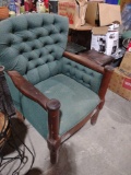 vintage upholstered chair