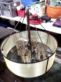 two 22-in chandeliers