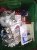 Assorted ribbons/boxes/gift tags