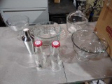 miscellaneous glass ware