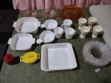 miscellaneous glassware
