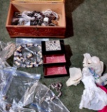 jewelry box and costume jewelry