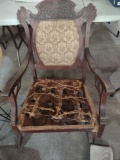 vintage chair needs redone