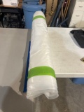 large roll of plastic