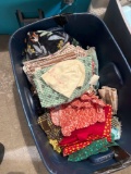 Tote of Mid Century and Vintage material