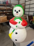 30 inch Vintage Babushka Snowlady Christmas Blow Mold