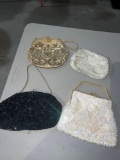 4 vintage ladies purses