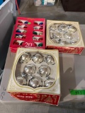 3 boxes of vintage ornaments- Shiny Brite