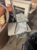 vintage Mid Century kids table with 2 chairs