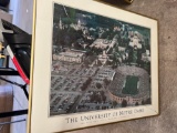 3 framed pictures of Notre Dame University