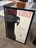 Scarface framed poster