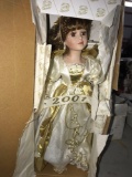 Heritage porcelain doll Christmas 2001