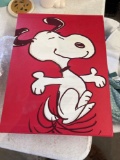 snoopy book puzzle and napkins