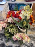 fake flower lot