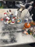16 Snoopy Knick knacks figures and bells
