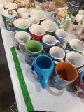 18 snoopy mugs mostly Christmas