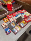 Snoopy Monopoly game cards and more