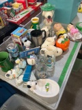 Collectable Snoopy items cups and more