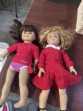 2 American girl dolls