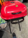 Full size barbecue grill with back of charcoal new