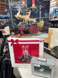lot of three Christmas centerpieces