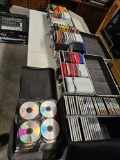 Large lot of unmark CD's.