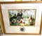 Winnie the Pooh and friends limited edition pin set Walt Disney co framed picture