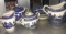 17- pieces blue flow made in japan