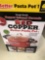 Bulbhead red copper pasta pot 2pc set new