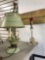2- vintage table lamps