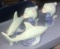 2- sharks figures & 2- Dolphins figures