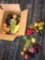 Assorted plastic/glass fruit