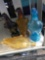 3- Eagle/1-amber fish wine bottles