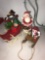 Christmas decorations Vintage elf/sleigh