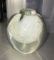 Orient & Flume crystal cased white upset muslin 5 in vase no. CP 1983 A 85 designer L. Hudin