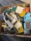 three full boxes of model kit parts