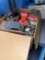 two boxes of plastic metal kits missing parts