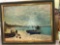 marked Claude Monet painting on canvas