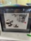 framed panda needlepoint with marking