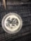 Vintage Royal China Jeannette black currier & Ives 10 in pie plate