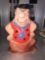1973 Homecraft Prod. Fred Flintstone plastic bank 8 in tall