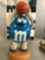 vintage M&M peanut shape blue basketball Mechanical candy dispenser