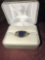 Blue stone 9.25 mens ring
